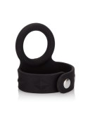 3-Snap Scrotum Ring - Medium Black CalExotics 3-Snap Scrotum Ring - Medium Black CalExotics