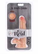 Dual Density Dildo 6 in. Balls Light skin tone TOYJOY