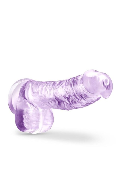 NATURALLY YOURS 6" CRYSTALLINE DILDO AMETHYST Blush NATURALLY YOURS 6" CRYSTALLINE DILDO AMETHYST Blush