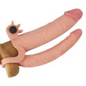 Add 1"" Pleasure X Tender Vibrating Double Penis Sleeve Lovetoy Add 1"" Pleasure X Tender Vibrating Double Penis Sleeve Lovetoy