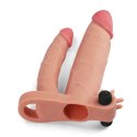 Add 1"" Pleasure X Tender Vibrating Double Penis Sleeve Lovetoy Add 1"" Pleasure X Tender Vibrating Double Penis Sleeve Lovetoy
