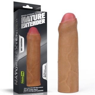 Add 1"" Revolutionary Silicone Nature Extender Uncircumcised Lovetoy