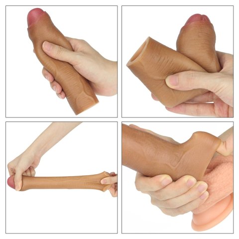Add 1"" Revolutionary Silicone Nature Extender Uncircumcised Lovetoy Add 1"" Revolutionary Silicone Nature Extender Uncircumcised Lovetoy