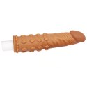 Add 2"" Pleasure X Tender Penis Sleeve Brown Lovetoy