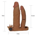Add 2"" Pleasure X Tender Vibrating Double Penis Sleeve Lovetoy Add 2"" Pleasure X Tender Vibrating Double Penis Sleeve Lovetoy