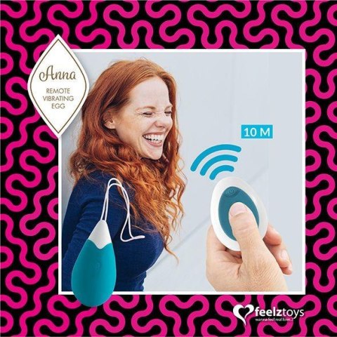 FeelzToys - Anna Vibrating Egg Remote Deep Green FeelzToys FeelzToys - Anna Vibrating Egg Remote Deep Green FeelzToys