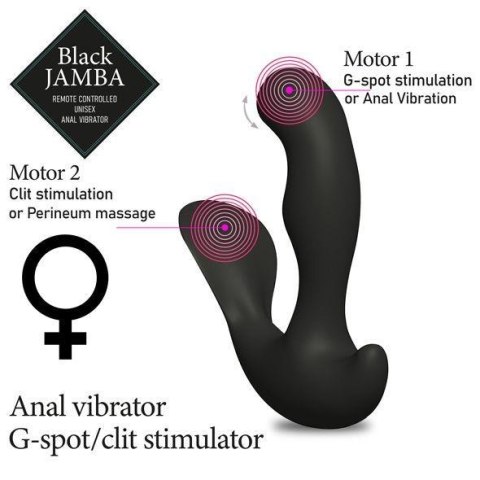 FeelzToys - Black Jamba Anal Vibrator FeelzToys FeelzToys - Black Jamba Anal Vibrator FeelzToys