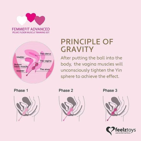 FeelzToys - FemmeFit Advanced Pelvic Muscle Training Set 3 pcs FeelzToys FeelzToys - FemmeFit Advanced Pelvic Muscle Training Set 3 pcs FeelzToys