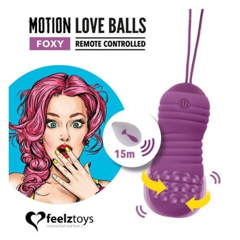 FeelzToys - Remote Controlled Motion Love Balls Foxy FeelzToys FeelzToys - Remote Controlled Motion Love Balls Foxy FeelzToys