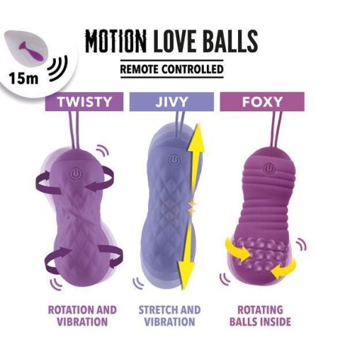 FeelzToys - Remote Controlled Motion Love Balls Foxy FeelzToys FeelzToys - Remote Controlled Motion Love Balls Foxy FeelzToys