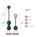 Magic Motion - Crystal Duo Smart Kegel Vibrator with Weight Set Magic Motion Magic Motion - Crystal Duo Smart Kegel Vibrator with Weight Set Magic Motion