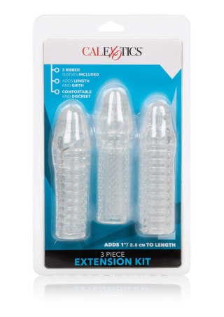 3 Piece Extension Kit Transparent CalExotics