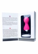 Kulki Gejszy - Vibrating Silicone Kegel Balls - Pink B - Series Magic