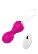 Kulki Gejszy - Vibrating Silicone Kegel Balls - Pink B - Series Magic