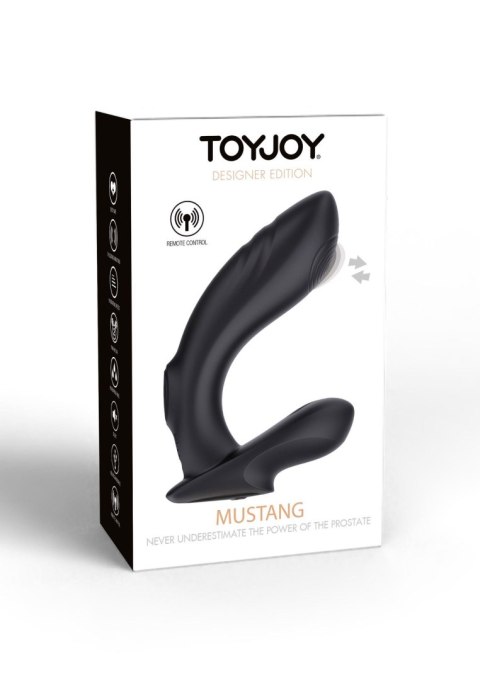 Mustang Prostate Massager Black TOYJOY Mustang Prostate Massager Black TOYJOY