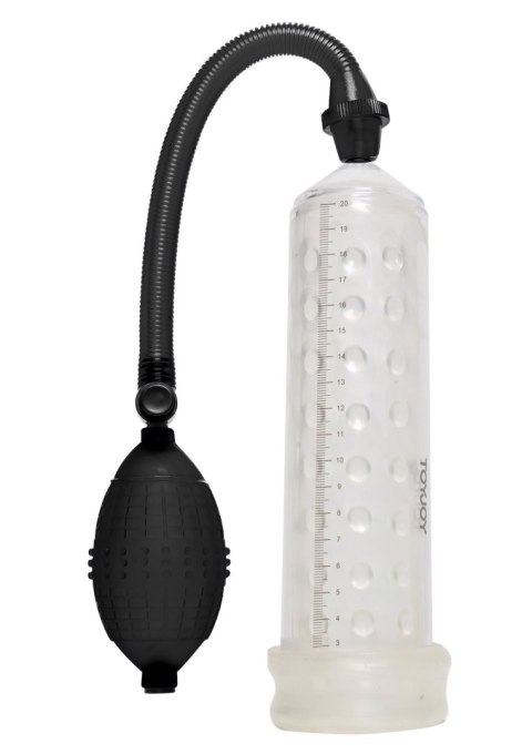 Power Massage Pump with Sleeve Transparent TOYJOY Power Massage Pump with Sleeve Transparent TOYJOY