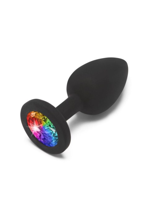 Rainbow Booty Jewel Small Black TOYJOY Rainbow Booty Jewel Small Black TOYJOY