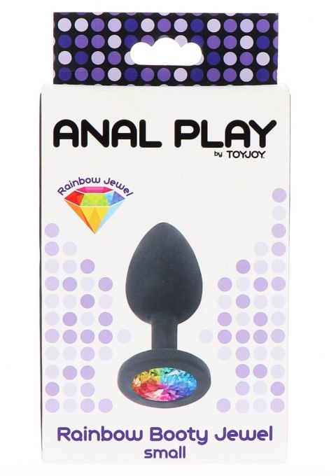 Rainbow Booty Jewel Small Black TOYJOY Rainbow Booty Jewel Small Black TOYJOY