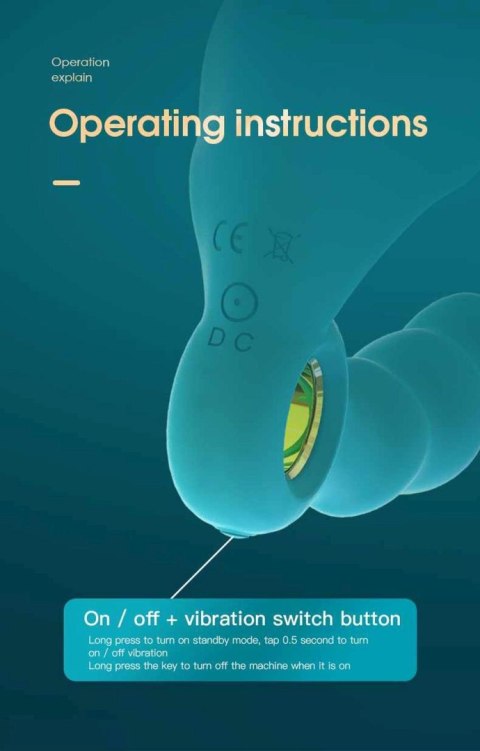 Stymulator-Angelo Male Prostate Triple Stimulation (blue) B - Series Lyla Stymulator-Angelo Male Prostate Triple Stimulation (blue) B - Series Lyla