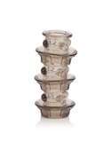 Triple Stacker Girth Ring Transparent CalExotics