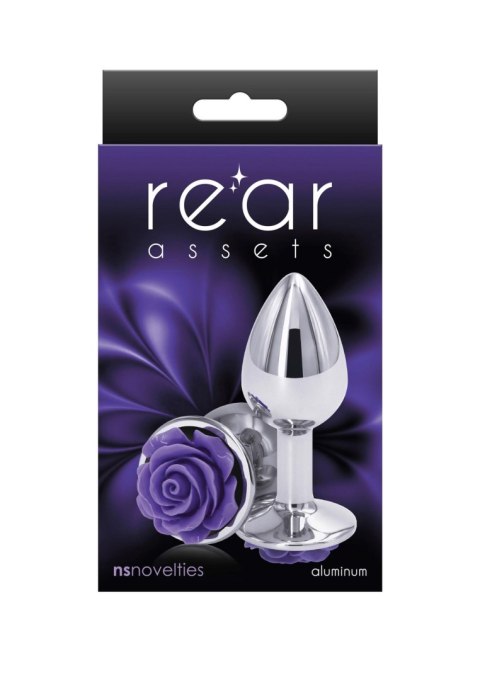 Rose Buttplug Small Purple NS Novelties Rose Buttplug Small Purple NS Novelties