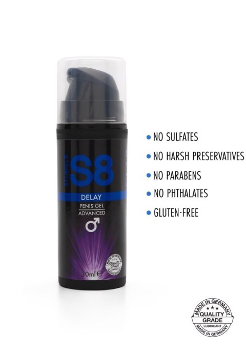 S8 Delay Penis Gel 30ml Natural Stimul8 S8 S8 Delay Penis Gel 30ml Natural Stimul8 S8