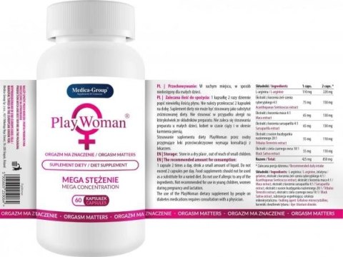 Supl.diety-PlayWoman - kapsułki Medica Supl.diety-PlayWoman - kapsułki Medica