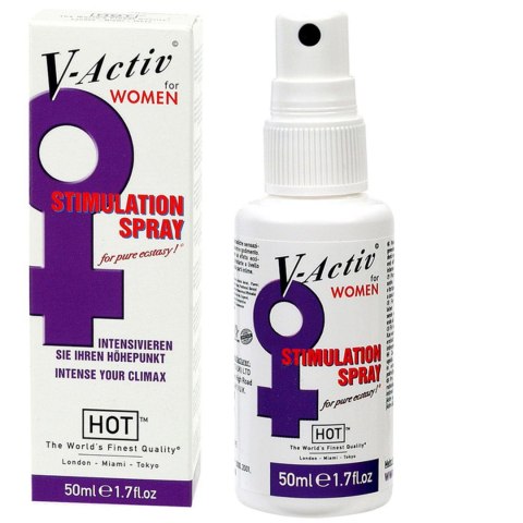 Żel/sprej-V-Activ Stimulation Spray for Women 50ml Hot Żel/sprej-V-Activ Stimulation Spray for Women 50ml Hot
