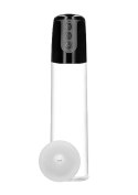 Automatic Cyber Pump with Masturbation Sleeve - Transparent Pumped Automatic Cyber Pump with Masturbation Sleeve - Transparent Pumped
