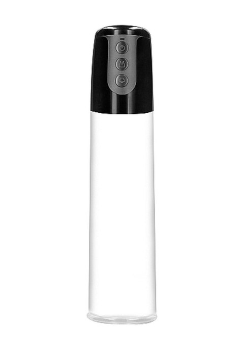 Automatic Cyber Pump with Masturbation Sleeve - Transparent Pumped Automatic Cyber Pump with Masturbation Sleeve - Transparent Pumped