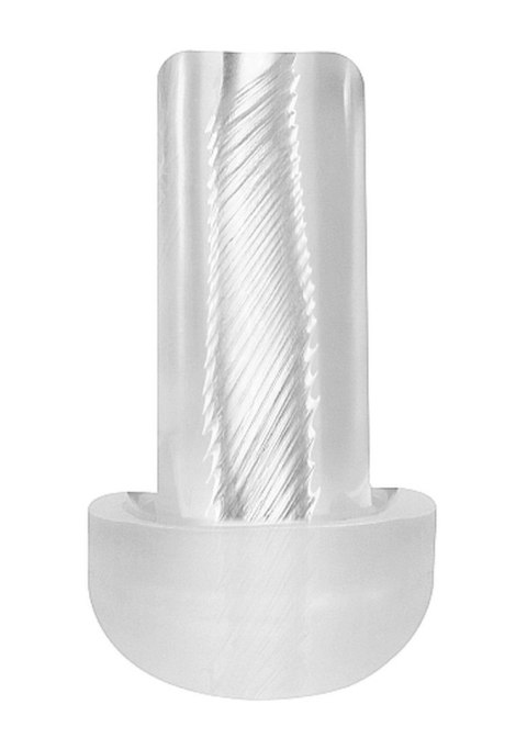 Automatic Cyber Pump with Masturbation Sleeve - Transparent Pumped Automatic Cyber Pump with Masturbation Sleeve - Transparent Pumped