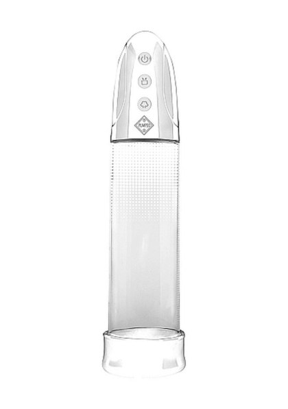 Pumped Rechargeable Luv Pump - pompka do penisa, przezroczysta