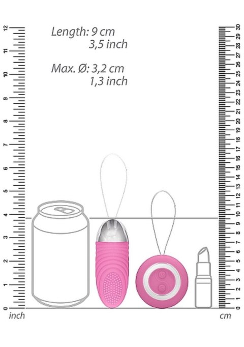 Ethan - Rechargeable Remote Control Vibrating Egg - Pink Simplicity Ethan - Rechargeable Remote Control Vibrating Egg - Pink Simplicity