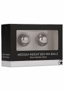 Medium Weight Ben-Wa-Balls - Silver Ouch! Medium Weight Ben-Wa-Balls - Silver Ouch!