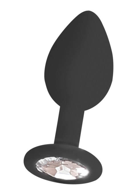 Silicone Butt Plug with Removable Jewel Ouch! Silicone Butt Plug with Removable Jewel Ouch!