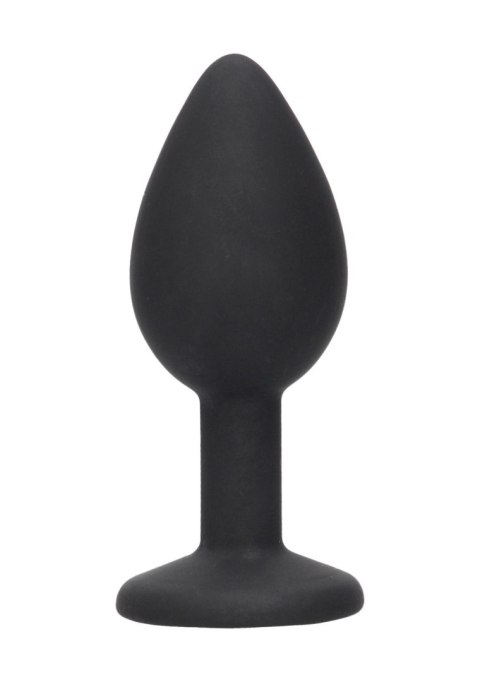 Silicone Butt Plug with Removable Jewel Ouch! Silicone Butt Plug with Removable Jewel Ouch!