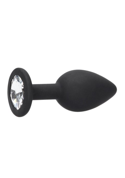 Silicone Butt Plug with Removable Jewel Ouch! Silicone Butt Plug with Removable Jewel Ouch!