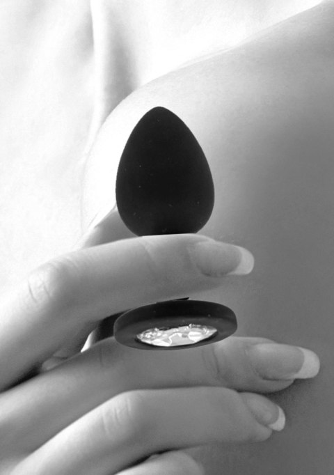 Silicone Butt Plug with Removable Jewel Ouch! Silicone Butt Plug with Removable Jewel Ouch!
