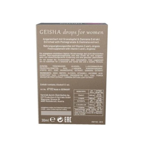 Supl.Diety-Shiatsu GEISHA Drops for Women 30ml. Hot Supl.Diety-Shiatsu GEISHA Drops for Women 30ml. Hot