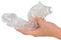 Crystal Clear Penis Sleeve wit Crystal Crystal Clear Penis Sleeve wit Crystal