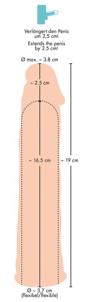 Silicone Extension flesh You2Toys Silicone Extension flesh You2Toys