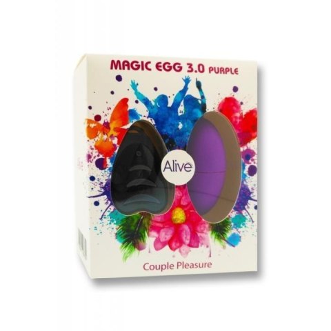 Jajko/wibr-Wibrator Egg 3.0 PURPLE Remote control Alive Jajko/wibr-Wibrator Egg 3.0 PURPLE Remote control Alive