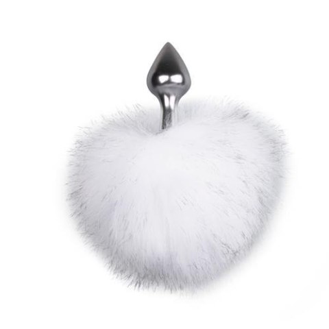 Bunny Tail Plug No. 1 - Silver/WhiteKorek analny EasyToys Bunny Tail Plug No. 1 - Silver/WhiteKorek analny EasyToys
