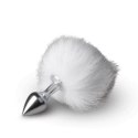 Bunny Tail Plug No. 1 - Silver/WhiteKorek analny EasyToys Bunny Tail Plug No. 1 - Silver/WhiteKorek analny EasyToys