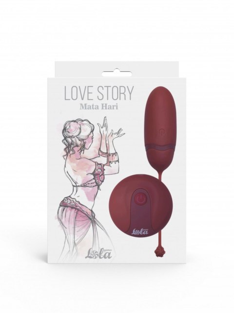 Egg with Remote Control Love Story Mata Hari Wine Red Lola Toys Egg with Remote Control Love Story Mata Hari Wine Red Lola Toys