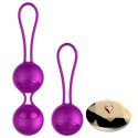 Kulki-Vibrating Silicone Kegel Balls Set USB 10 Function / Remote control B - Series Fox Kulki-Vibrating Silicone Kegel Balls Set USB 10 Function / Remote control B - Series Fox