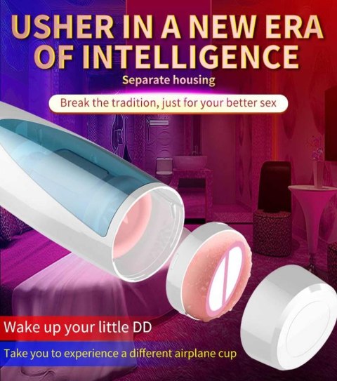 Masturbator-Vibrating, Rotating and Flashing Masturbation USB 10+10 Function / Talk Mode B - Series Fox Masturbator-Vibrating, Rotating and Flashing Masturbation USB 10+10 Function / Talk Mode B - Series Fox