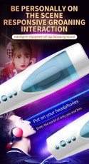 Masturbator-Vibrating, Rotating and Flashing Masturbation USB 10+10 Function / Talk Mode B - Series Fox Masturbator-Vibrating, Rotating and Flashing Masturbation USB 10+10 Function / Talk Mode B - Series Fox