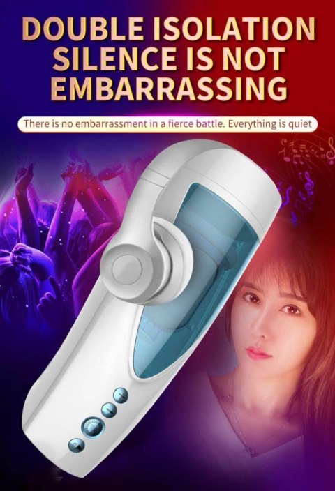 Masturbator-Vibrating, Rotating and Flashing Masturbation USB 10+10 Function / Talk Mode B - Series Fox Masturbator-Vibrating, Rotating and Flashing Masturbation USB 10+10 Function / Talk Mode B - Series Fox