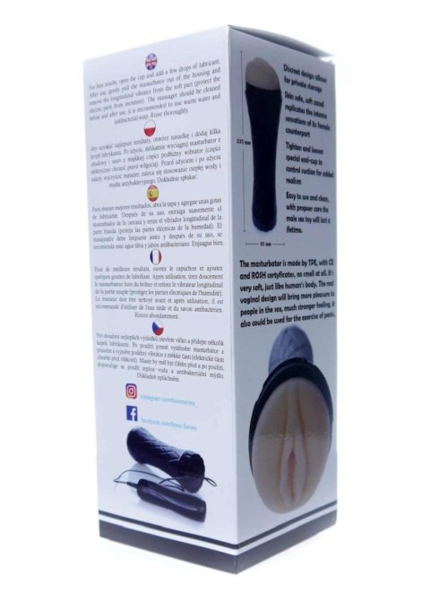 Masturbator-Vibrating Vagina cyber skin- Latarka B - Series Power Masturbator-Vibrating Vagina cyber skin- Latarka B - Series Power